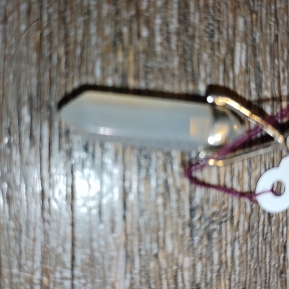 New Sunshine aura quartz point sterling pendant - Picture 5 of 6